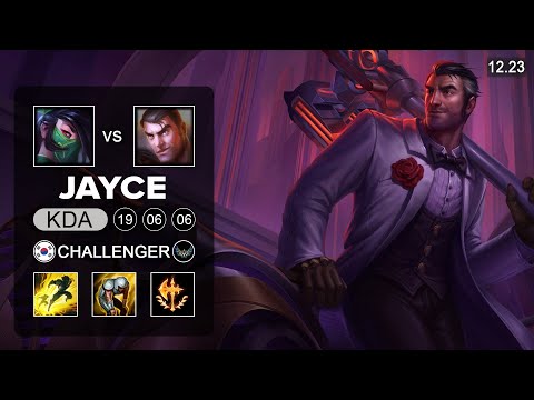 Jayce vs Akali Mid - KR Challenger - Patch 12.23 Season 12