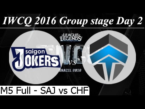 SAJ vs CHF Full 25/08/2016 D2M5 - Group Stage IWCQ 2016 Saigon Jokers vs The Chiefs