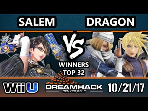 DHDEN17 Smash 4 - MVG | Salem (Bayonetta) Vs. Dragon (Sheik / Cloud) - Wii U Singles WT32