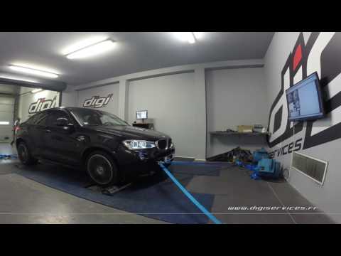 BMW X4 20D 190cv AUTO Reprogrammation Mogteur @ 227cv Digiservices Paris 77 Dyno