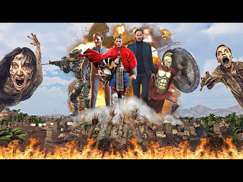 SPECIAL FORCES ARE CORNERED IN CLEOPATRA'S CITY - Epic Battle Simulator 2 - UEBS 2