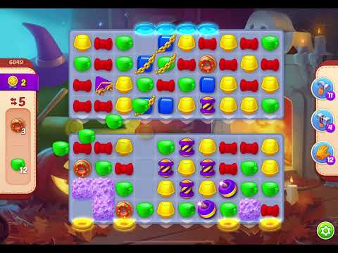 HomeScapes Level 6849 no boosters (11 moves)