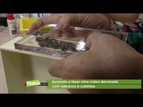 Caixa com Adesivo e Carimbo por Mamiko Yamashita - 30/05/2017 - Mulher.com - P1/2