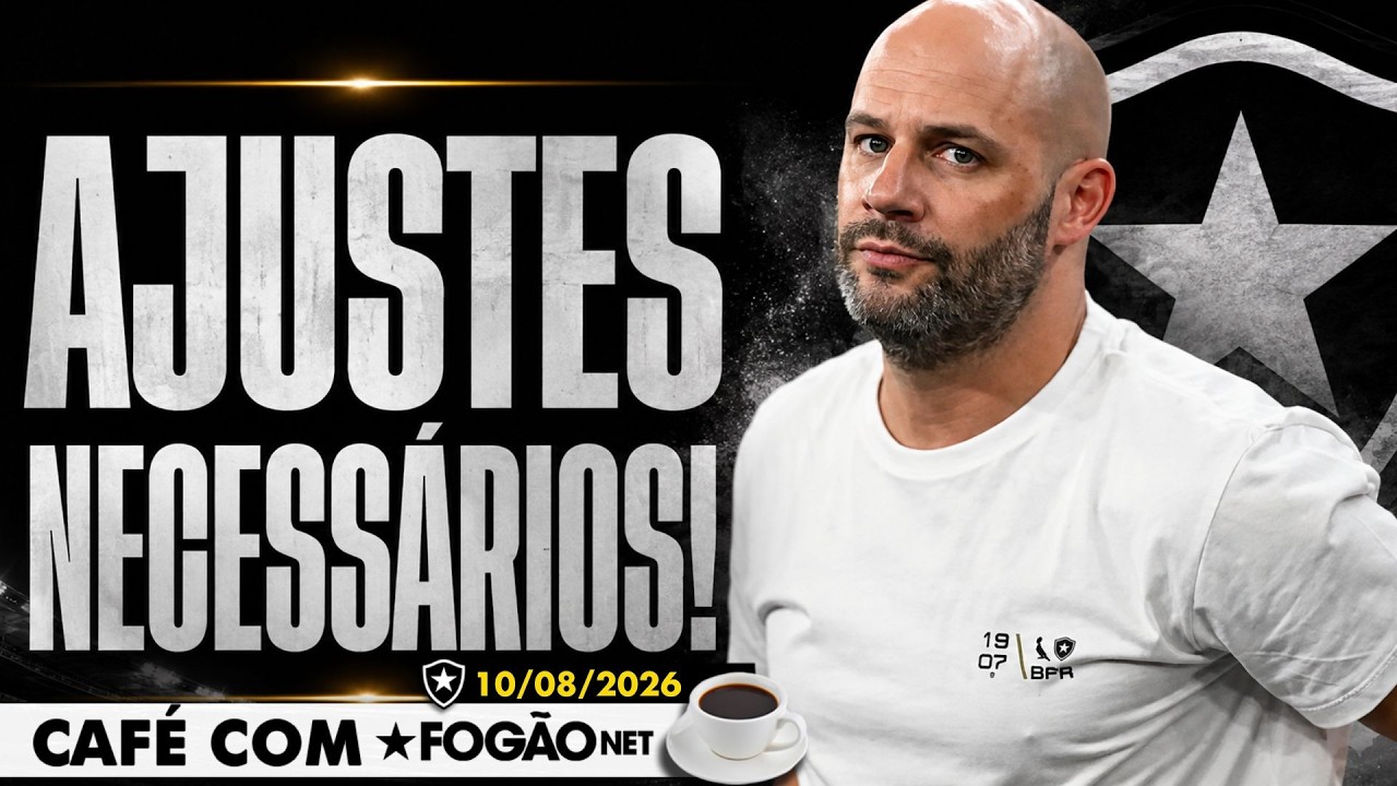 LIVE CAFÉ COM FOGÃONET | Botafogo precisa de soluções ofensivas; gramado vira ponto de atenção