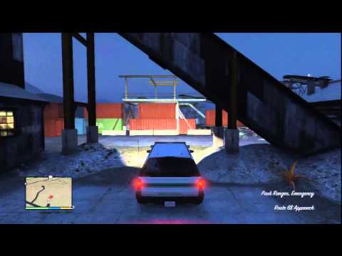 110 Grand Theft Auto V Walkthrough HD PS3 (Trevor And The Civil Border Patrol)