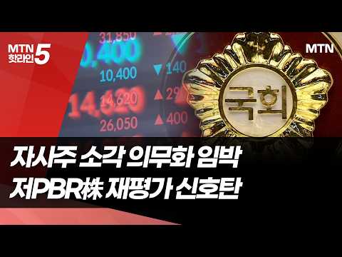 자사주 소각 의무화된다…저PBR株 재평가 신호탄 / 머니투데이방송 (뉴스) https://img.youtube.com/vi/3WxlVFKE0dQ/hqdefault.jpg 자사주 소각 의무화된다…저PBR株 재평가 신호탄 / 머니투데이방송 (뉴스)