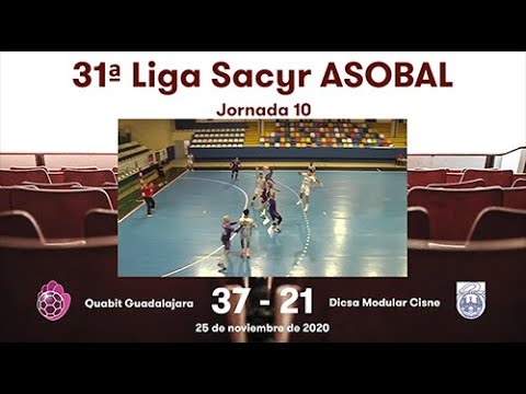 31ª Liga Sacyr ASOBAL J10: Quabit Guadalajara - Dicsa Modular Cisne 37-21