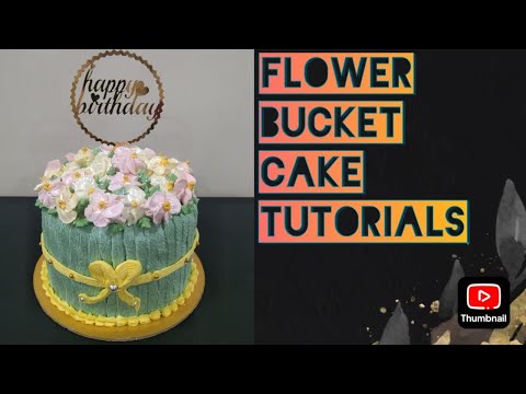 Flowers Bouquet Cake for Birthday| Easy Cake Decoration |🎂🌸🌹