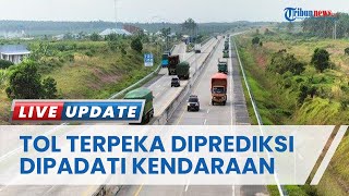 28 Ribu Kendaraan Lewat Tol Terbanggi Besar-Kayuagung saat Puncak Arus Balik Lebaran 2023
