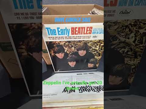 vinyl record garage sale