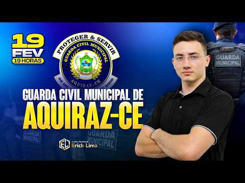 RETA FINAL AQUIRAZ - CTB E DIREITO PENAL | GUARDA CIVIL MUNICIPAL DE AQUIRAZ | PROFESSOR ERICK LIMA