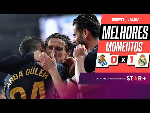 Gols e lances de Real Sociedad x Real Madrid
