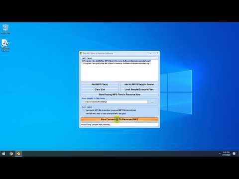 Play MP3 Files In Reverse Software