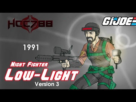 HCC788 - 1991 LOW-LIGHT - Night Fighter - Vintage G.I. Joe toy review!