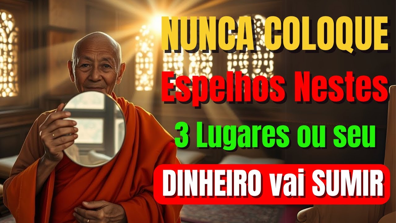 NUNCA Coloque Espelhos Nestes 3 Lugares da Casa ou Seu DINHEIRO Vai SUMIR (Técnica Budista Revelada)