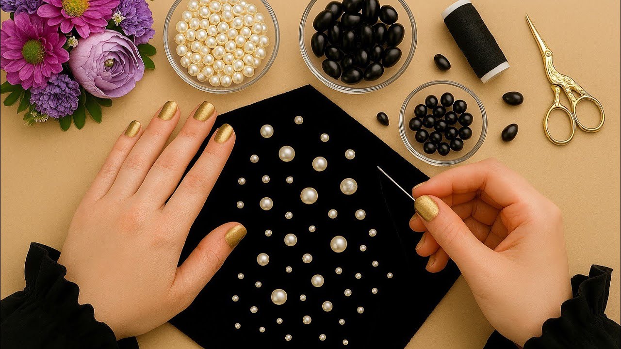 Just this design 😱, with these pearls, the roll-bust is going to make a splash!🌷🌷🌷