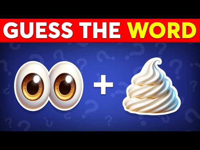 Guess the WORD by Emojis? 🤔💡 Emoji Quiz Challenge (101 Words) SDDEFAULT Thumbnail