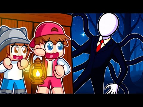 ESCAPA del SLENDERMAN en el BOSQUE en Roblox!