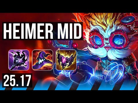 HEIMERDINGER vs YASUO (MID) | NA Master | 25.17