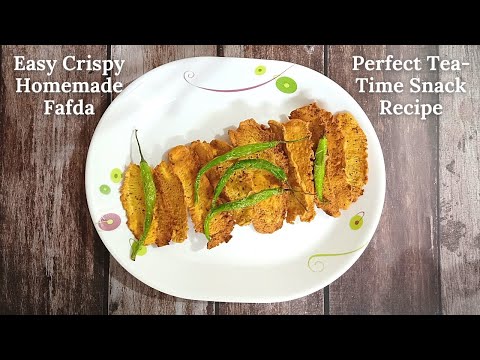 How To Make Crispy Fafda | Easy Way To Make Fafda | Savithri's Kitchen