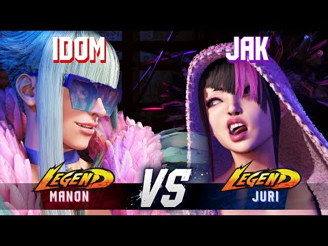 SF6 ▰ IDOM (Manon) vs JAK (Juri) ▰ High Level Gameplay