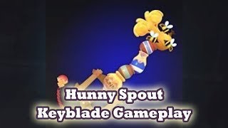 Kingdom Hearts 3 Hunny Spout Keyblade Gameplay
