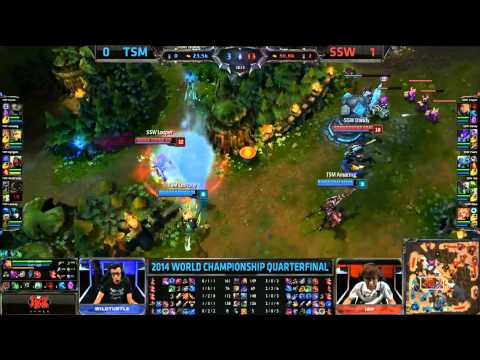 SSW Looper catches Lustboy - SSW vs TSM Game 2 (S4 Worlds)