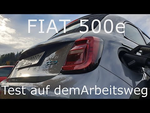 Fiat 500e - Commuter test on the way to work