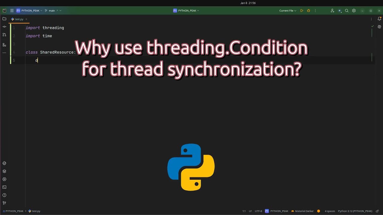 Why use threading.Condition for thread synchronization? Master Thread #synchronization with Pythons