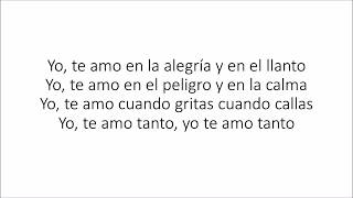 Como yo te amo letra/lyrics by Rocío Jurado.