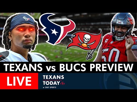 LIVE Houston Texans Week 2 Preview vs. Buccaneers + Latest Texans Injury News & C.J. Stroud Debate