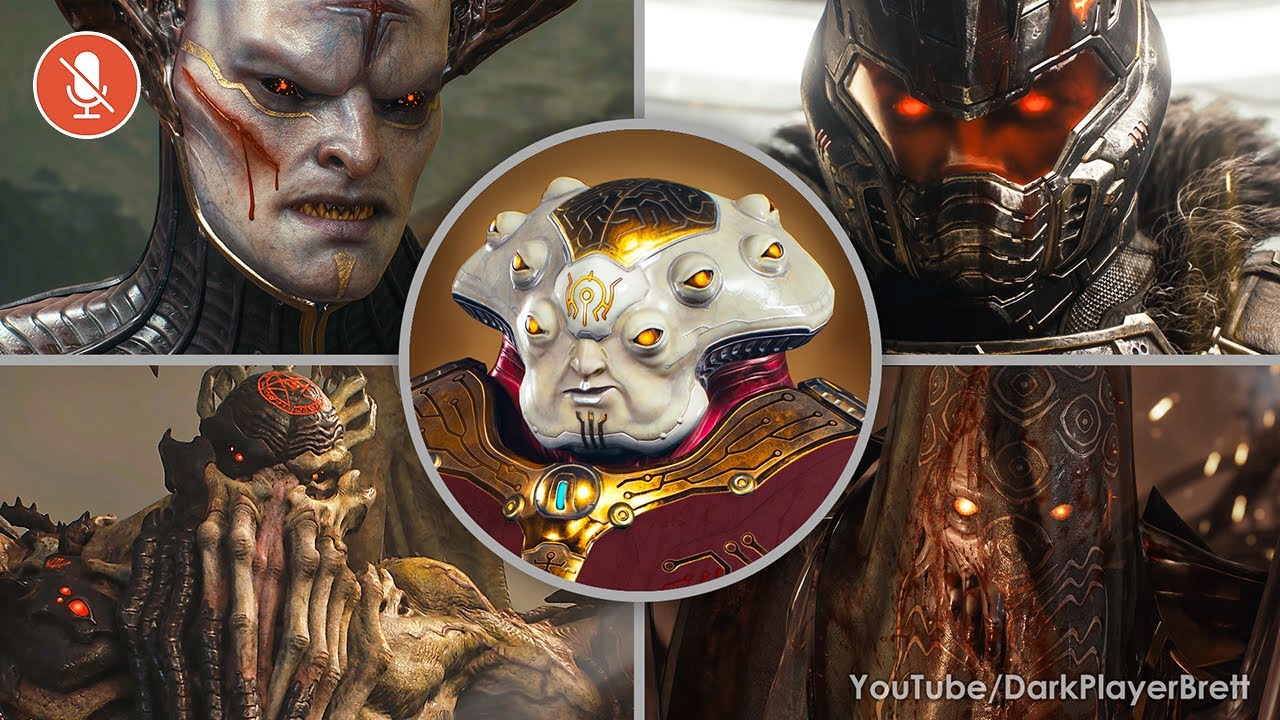 DOOM The Dark Ages - All Bosses + True Ending (Nightmare | No Damage) [4K 60FPS No Commentary]
