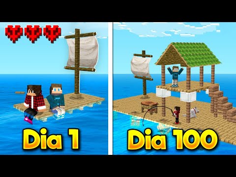 PASSEI 100 DIAS EM UM RAFT COM MEU MELHOR AMIGO