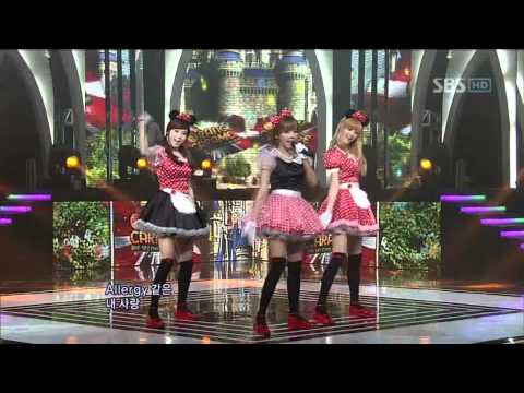 Orange caramel - Aing (Orange Caramel - Aing) @ SBS Inkigayo Popular song 101205