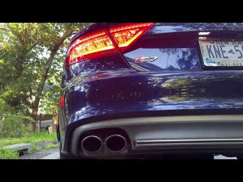 Audi S7 X-pipe with res delete from 034Motorsports (cold start +revs)