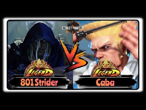 [SF6] 801 Strider(M.Bison) vs Caba(Guile) High Level [Street Fighter 6]