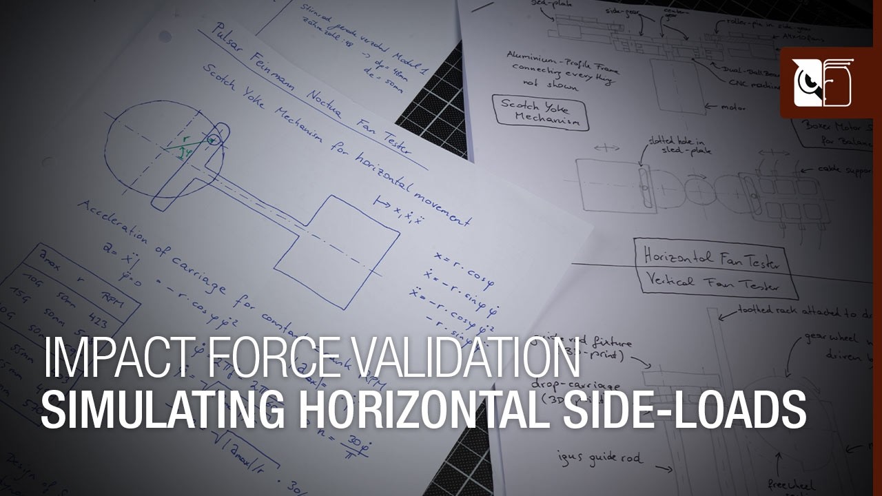 Fan validation setup for horizontal movement (Pulsar Feinmann F01 Noctua Edition project) - YouTube