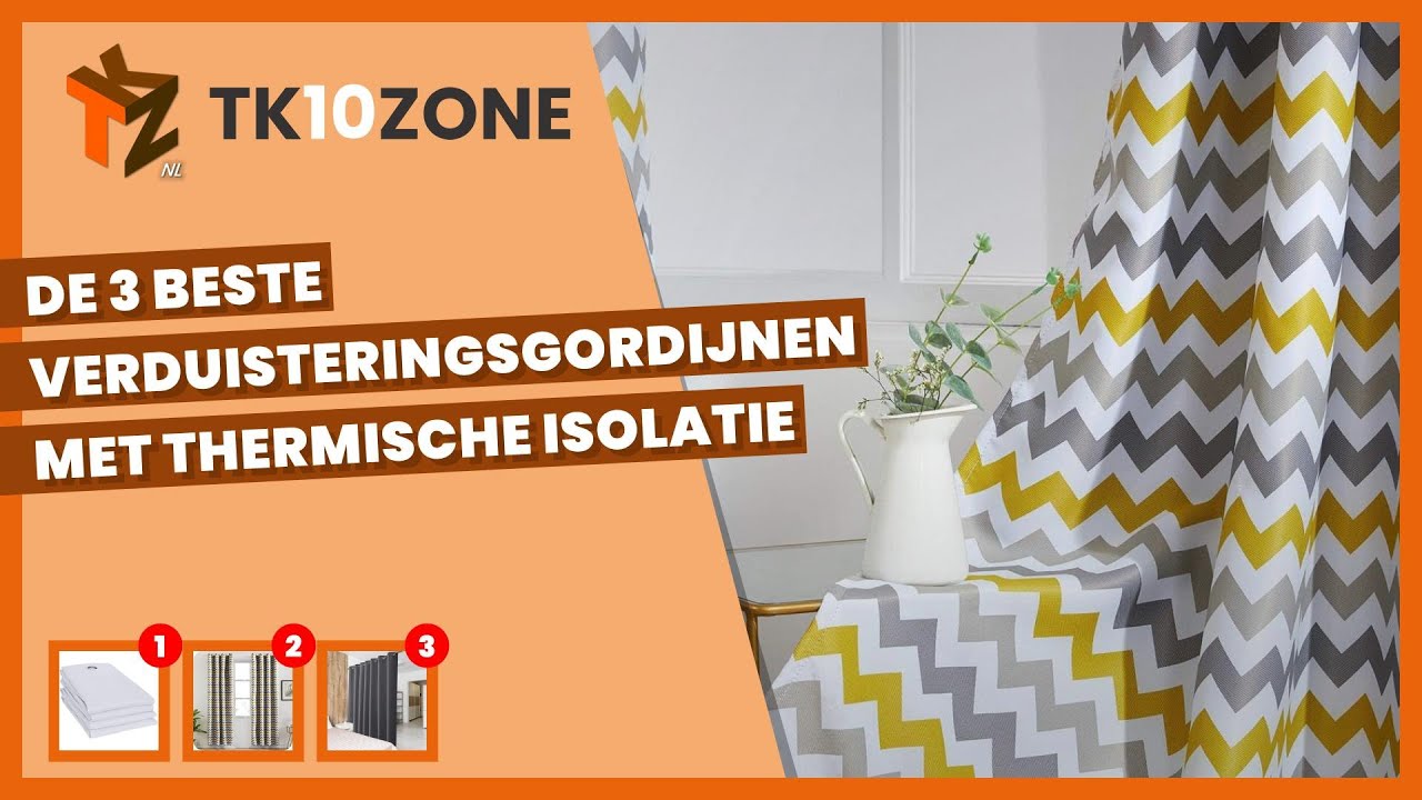 De 3 beste verduisteringsgordijnen met thermische isolatie