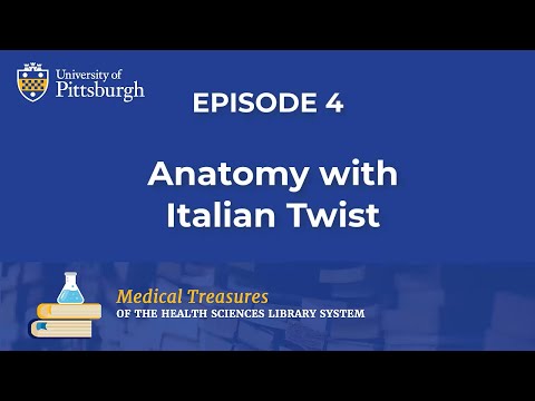 Anatomy with Italian Twist from the HSLS Historical Collection