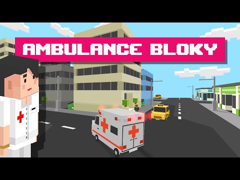 Ambulance Blocky Video