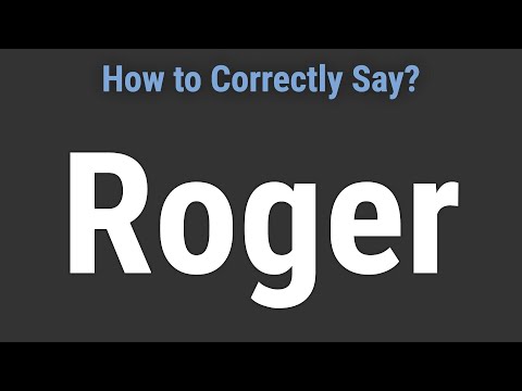 How to Pronounce Name Roger (Correctly!)
