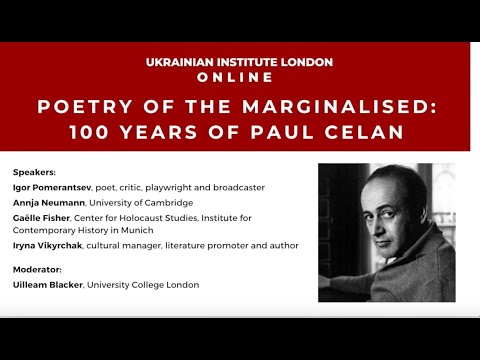 Poetry of the Marginalised: 100 Years of Paul Celan