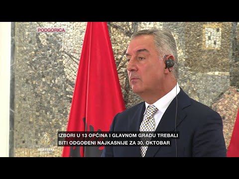 Đukanović odbio potpisati zakon o odgađanju lokalnih izbora u 14 opština