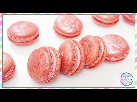 RED VELVET FRENCH MACARONS, COOKIES 🌈