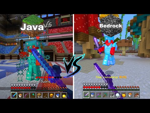 Minecraft Java VS Bedrock - PVP - Where is it better?