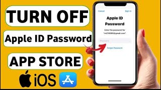 How To Turn OFF Apple ID Password When Downloading Apps |Turn off Asking Password For App Store 2024