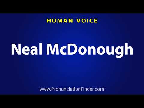 How To Pronounce Neal McDonough