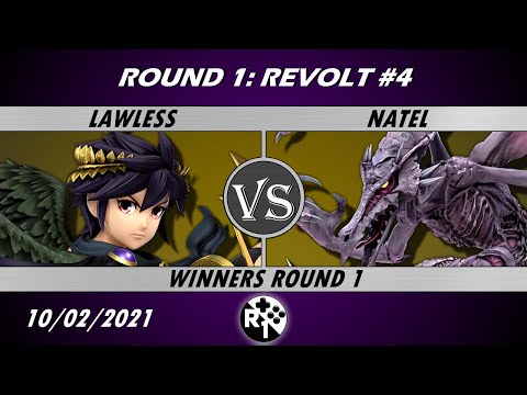 R1R #4 - Lawless (Dark Pit) vs NateL (Ridley, Bowser) Winners Round 1 - Smash Ultimate