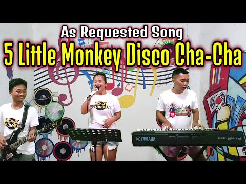 5 Little Monkey Disco Cha- Cha Nonstop - As Requested Song - Apollo Jam at Zaldy Mini Studio