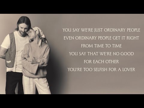 The Favors - Ordinary People (Official Lyric Video)